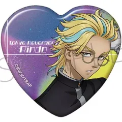 【中古】バッジ・ピンズ 灰谷竜胆 ハート型缶バッジ 「東京リベンジャーズ」