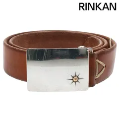 ゴローズ イーグルヘッドバックル四点式レザーベルト幅2cmウエスト65～84cm