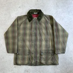 90s～ ENGLAND製 MONTGOMERY by Tibbett Oiled Jacket イングランド製 モンゴメリー バイ チベット オイルドジャケット チェック柄
