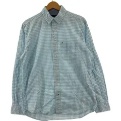 TOMMY HILFIGER トミーヒルフィガー ギンガムチェック長袖シャツ sizeS/ライトブルー×ホワイト