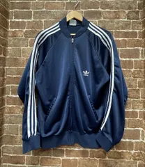 adidas アディダス ヴィンテージ 80s ATP KEYROLAN トラックジャケット ジャージ USA製 ネイビー 紺 ブルー _68