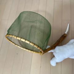 渓流タモ　シミズ3mm目手すき網付(径27クラス)No.72708AB