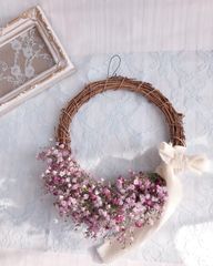 ❤︎受注製作❤︎かすみ草のハーフリース