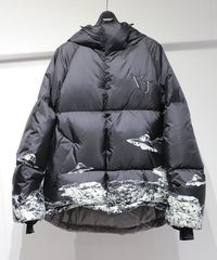 極美品 アンダーカバー ヴァレンティノ ダウンジャケット XL ブラック 総柄 ヴァレンティノ×アンダーカバー ダウンジャケット - メルカリ