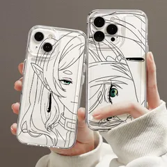 葬送のフリーレン TPU iPhone ケース (2デザイン)※購入後取引メッセージに希望No.と機種を入力（例：「No.1 IPhone 15希望」） ※未記載の場合は発送不可