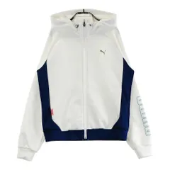 サイズ：L PUMA GOLF プーマゴルフ  長袖ジップパーカー  ホワイト系 [240101484838] ゴルフウェア メンズ ストスト