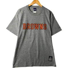 古着 リーボック Reebok NFL CLEVELAND BROWNS クリーブランドブラウンズ スポーツプリントTシャツ メンズM相当/eaa589439のサムネイル