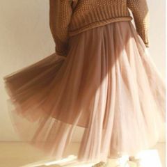 AMAIL Attractis tulle skirt チュールスカート