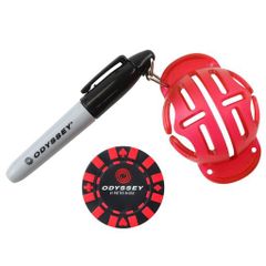 ODYSSEY Golf Ball Line Marker Set (with ball marker)