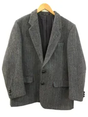 ハリスツイード Harris Tweed ツイードジャケット 長袖 グレー系 ウール 80年代 上着 羽織 アウターのサムネイル