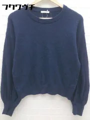 ◇ BAYFLOW ベイフロー 長袖 ニット セーター 3 ネイビー レディース 【中古】 【1002799836012】