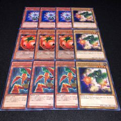 遊戯王 NO.810 エンジェルトランペッター にん人 キラートマト グローアップバルブ 各3枚 計12枚