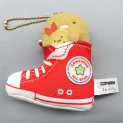 [중고] 열쇠 고리 돈까스 & 새우 후라이의 꼬리 매달려 봉제 인형 [스미코 구라시 × CONVERSE]