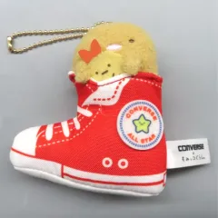 【中古】キーホルダー とんかつ＆えびふらいのしっぽ ぶらさげぬいぐるみ 「すみっコぐらし×CONVERSE」