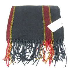 アースミュージックアンドエコロジー ストール 未使用 ブランド 黒 レディース Fサイズ ブラック×ネイビー earth music&ecology