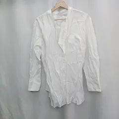 ◇ Θ URBAN RESEARCH アーバンリサーチ 無地 長袖 白シャツ サイズF ホワイト系 レディース メンズ E  【1505130002669】
