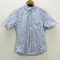 k■ユナイテッドアローズ/UNITED ARROWS B&Y 半袖ボタンダウンシャツ【M】MENS■81【中古】