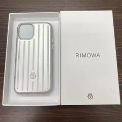 未使用品 RIMOWA リモワ スマホケース iPhoneケース シルバー