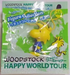 【中古】ストラップ(キャラクター) スヌーピー ウッドストック ハッピーワールドツアー ストラップ 日本 [C.C.レモン フィギュアコレクション]