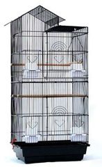 大型鳥かご オカメインコ等に 飼い始めに揃えたヒーター等セット/中古