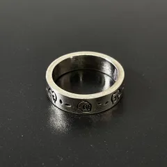 GUCCI グッチ リング 指輪 アクセサリー ゴースト スカル ドクロ GG シルバー925 24号