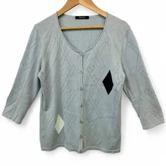 アクアスキュータム　カーディガン LINE CARDIGAN