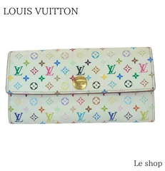 LOUIS VUITTON ルイ ヴィトン 二つ折り長財布 モノグラムマルチカラー ポルトフォイユサラ M93744 中古