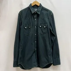LEVI'S VINTAGE CLOTHING リーバイス・ビンテージ・クロージング シャツ、ブラウス 長袖 60504-0024  ショートホーン ウエスタンシャツ ブラックオーバーダイド リメイク加工