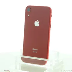 〔中古品〕 iPhoneXR 64GB プロダクトレッド MT062J／A SIMフリー【196】