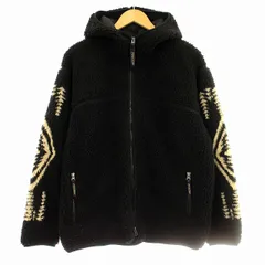 ペンドルトン PENDLETON フリース ボアジャケット 2475-9016 ネイティブ柄 ブルゾン パーカー フード M 黒 ブラック /☆Gのサムネイル