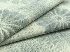 6-175 小千谷 紬 夏物 日本工芸会正会員 樋口隆司】 特選小千谷紬 ～こゆき～ ≪仕