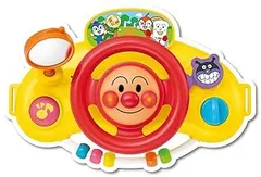 アガツマAGATSUMA アンパンマン おしゃべりたくさん! おでかけメロディハンドル 本体、取り付けベルト×2