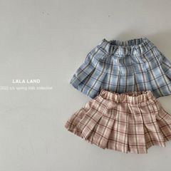 韓国子供服 LALALAND アリノチェックスカート 90cm 新品未使用