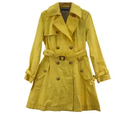 Ralph Lauren ラルフローレン ベルト付きトレンチコート size7/イエロー