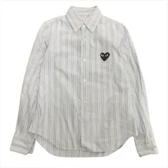 コム・デ・ギャルソン　ハート　刺繍　白　シャツ　カッターシャツ　新品未使用　L 楽天市場】【COMME des GARCONS】コムデギャルソン PLAY プレイ