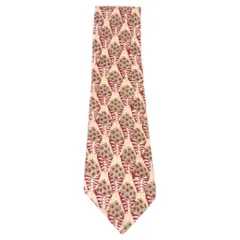 【Givenchy/ジバンシー】ネクタイ　ブランド　ベージュ　花　総柄　メンズ