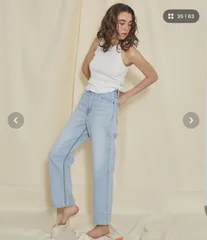 新品タグ付きLee/リー STANDARD WARDROBE ストレートデニムパンツ14000円