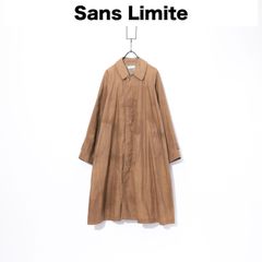 極美品 サンリミット バルマカーンコート ブラック 0サイズ 希少 Sans limite Balmacan coat