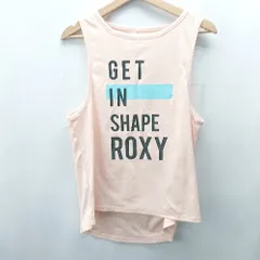◇ ⊂ Φ ROXY ロキシー タンクトップ サイズM ピンクベージュ レディース E  【1502180067129】