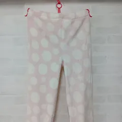 ふわもこパンツ ルームウェア レディース もこもこ 裏起毛 古着 サイズL ピンク アイボリー（あ-174，エ-1  ）