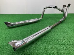 ハーレー　フィッシュテール　マフラー　サイレンサー　ショベルFLH ショベル FLH 左右だしエキパイ フィッシュテール フルキット FL