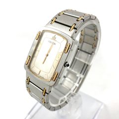 SEIKO セイコー CREDOR クレドール SS+18KT QZ 2F70-5590 レディース腕時計 余りゴマ 稼動品【OE-828】