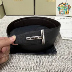 【今日特価】Tom Ford Double-Side Leather Belt エレガントデザイン-1