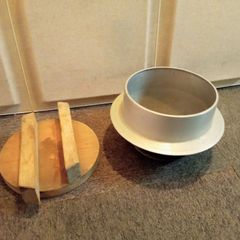 ◯ 釜 羽釜 アルミ 古民家 かまど 釜戸 木蓋 レトロ かま - メルカリ