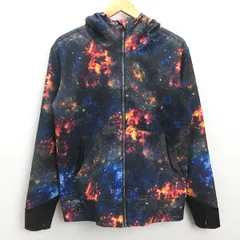 D■ファインドアウト/Find-Out ワークマン 耐久撥水ウォームジャケット 2225/コスモ柄【M】黒など/MENS/64【中古】■