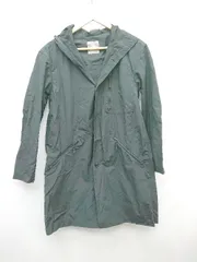 ◇ nano universe ナノユニバース ジャンク品 フード カジュアル 軽量 長袖 ジャケット コート サイズS ブラック メンズ P  【1303070003285】