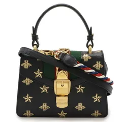 超美品　グッチ 2way ショルダーバッグ ハンドバック　ハチ ビー 蜂 GG柄 GUCCI （未使用保管品）グッチ ビー ハチ 蜂 斜め掛け