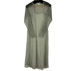 ザラ ZARA セミシースルーニットワンピース レディース  S