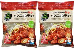2袋セット：700ｇ×2袋 bibigo 甘辛ヤンニョムチキン 1.4kg 冷凍 鶏肉 チキン 韓国式 コストコ ビビゴ