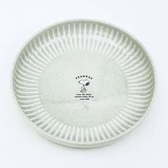 スヌーピー ストーングレーカレー＆パスタプレート お皿 食器 日本製 SNOOPY